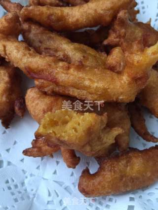 炸柿子甜食的做法步骤：8