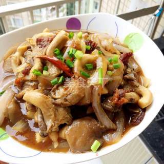 蘑菇洋葱炒肉的做法步骤：6