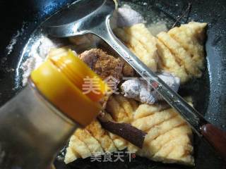 兰花豆腐干烧大排的做法步骤：8