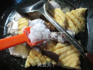 兰花豆腐干烧大排的做法步骤：10