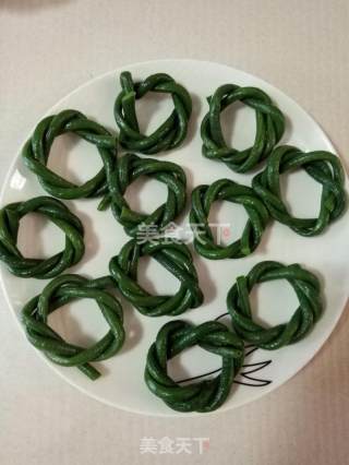 清蒸豇豆圈小丸子的做法步骤：10
