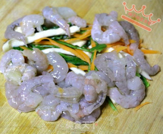 蔬菜虾饼的做法步骤：2