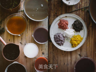 五色糯米饭的做法步骤：13