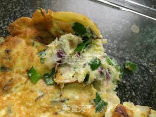 木槿花煎蛋的做法步骤：4