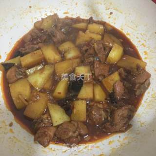 土豆炖排骨的做法步骤：8