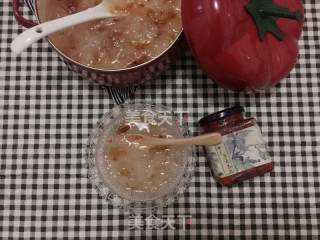 桂花银耳桃胶甜汤的做法步骤：5