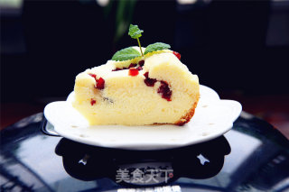 电饭煲版蔓越莓戚风蛋糕的做法步骤：21