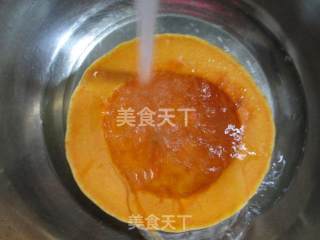 白芸豆南瓜汤的做法步骤：2