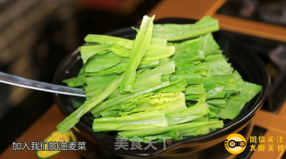 生焗油麦菜的做法步骤：9