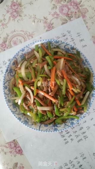 尖椒肉丝的做法步骤：7
