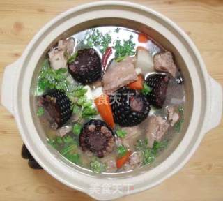 黑糯玉米排骨汤的做法步骤：4