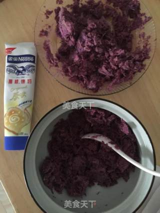 双味南瓜饼的做法步骤：1