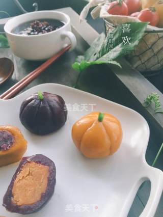 双味南瓜饼的做法步骤：14