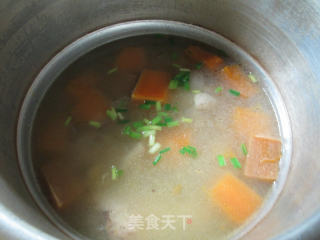 南瓜鸡腿汤的做法步骤：8