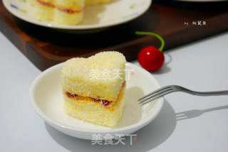 心心相印——蓝莓椰蓉小蛋糕的做法步骤：18