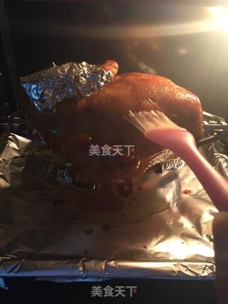 柠香烤整鸡的做法步骤：7