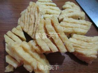 兰花豆腐干烧萝卜的做法步骤：2