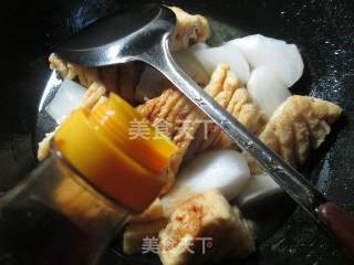 兰花豆腐干烧萝卜的做法步骤：6
