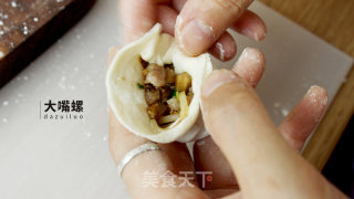 独家饺皮米粉包丨大嘴螺的做法步骤：11