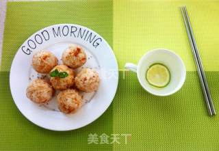 肉松芝麻饭团的做法步骤：6