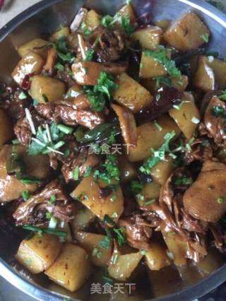 新疆大盘鸡的做法步骤：6