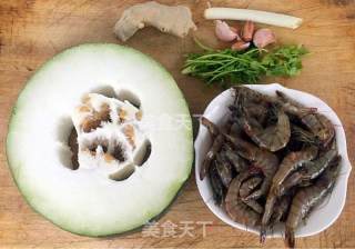 海虾偶遇冬瓜的做法步骤：1