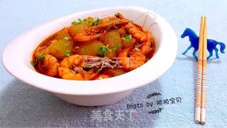 海虾偶遇冬瓜的做法步骤：13