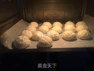椰蓉蛋白酥的做法步骤：7