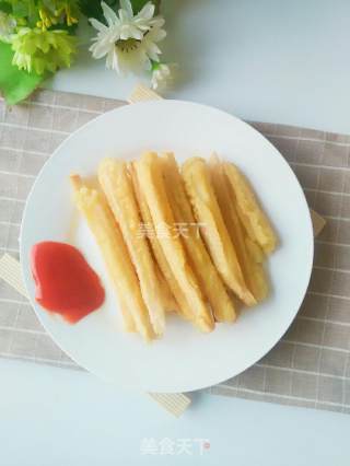 炸藕条的做法步骤：5