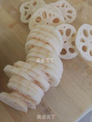 藕饼的做法步骤：1