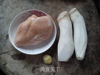 鸡丝杏鲍菇的做法步骤：1