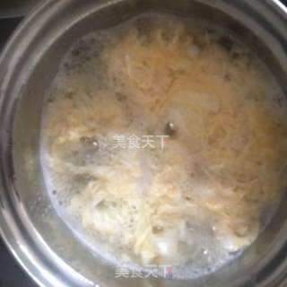 醪糟蛋花汤的做法步骤：3