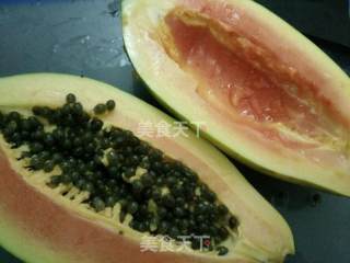 木瓜椰汁西米露的做法步骤：3
