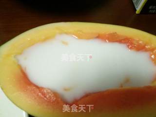 木瓜椰汁西米露的做法步骤：7
