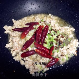 正宗四川家常菜之干煸四季豆#肉肉厨的做法步骤：10