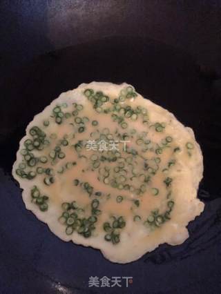 豆角鸡蛋饼的做法步骤：5