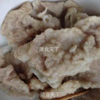 锅包肉的做法步骤：4