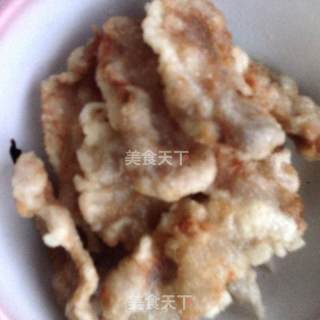 锅包肉的做法步骤：5