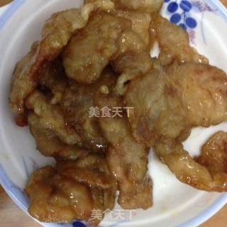 锅包肉的做法步骤：6