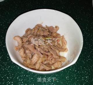 芫爆猪肉丝的做法步骤：7