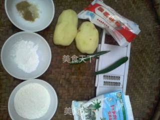 黄金土豆饼的做法步骤：1