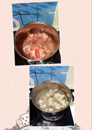 菌菇排骨汤的做法步骤：2