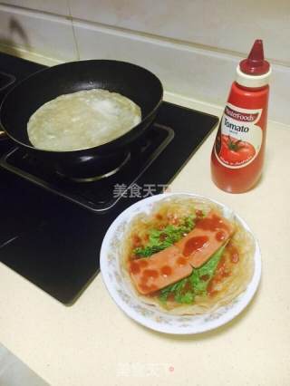 早餐饼的做法步骤：1
