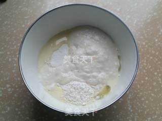 液种紫薯吐司的做法步骤：2