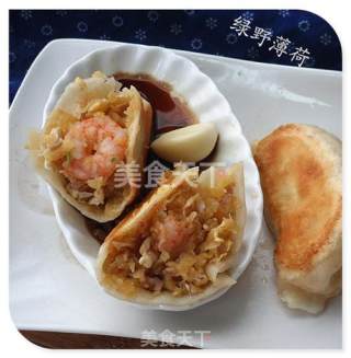 倭瓜三鲜煎饺的做法步骤：10
