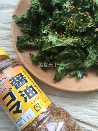 烤羽衣甘蓝的做法步骤：6