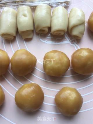 中式酥皮麻薯馅点心的做法步骤：7
