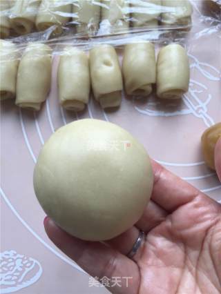中式酥皮麻薯馅点心的做法步骤：8