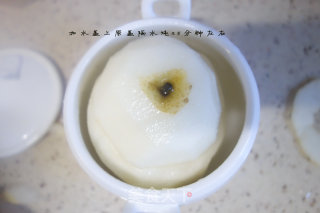 桂花冰糖炖雪梨的做法步骤：3