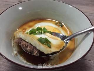 肉饼蒸蛋的做法步骤：5